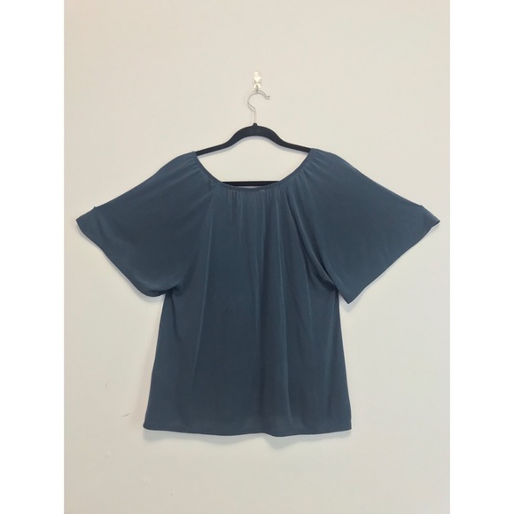 Lucky Brand | Teal Bell Sleeve Shirt - Picture 4 of 5